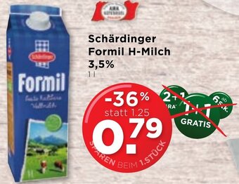 Unimarkt Schärdinger Formil H-Milch 3,5% 1L Angebot