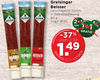 Unimarkt Greisinger Beisser 80 g Angebot