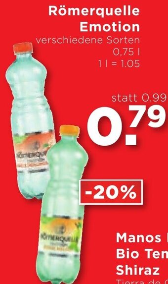 Unimarkt Römerquelle Emotion 0.75 L Angebot