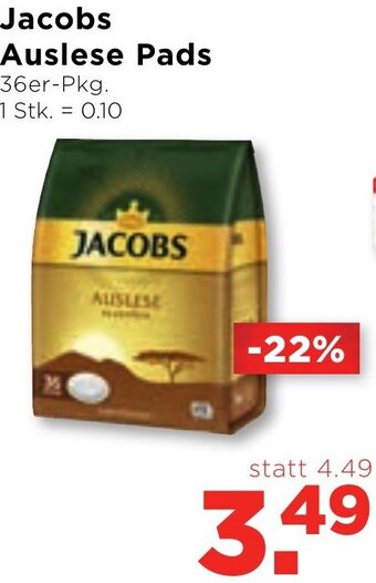 Unimarkt Jacobs Auslese Pads Angebot
