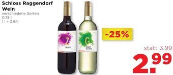 Unimarkt Schloss Raggendorf Wein 0,75 L Angebot