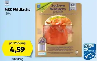 Hofer MSC Wildlachs 150g Angebot
