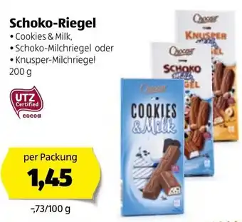 Hofer Schoko Riegel 200g Angebot
