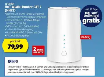 Hofer Alcatel Wlan Router CAT 7 Angebot