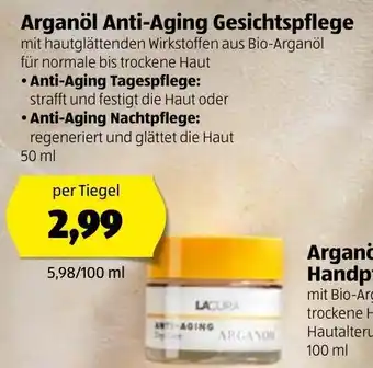 Hofer Arganöl Anti-Aging Gesichtspflege Angebot