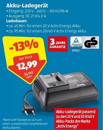 Hofer Akku Ladegerät Angebot