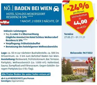 Hofer Baden Bei Wien Angebot