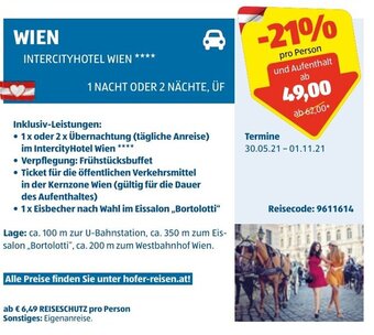 Hofer Wien Angebot