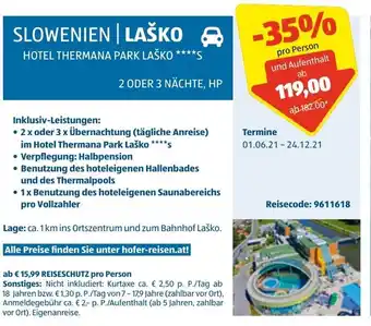 Hofer Slowenien Lasko Angebot