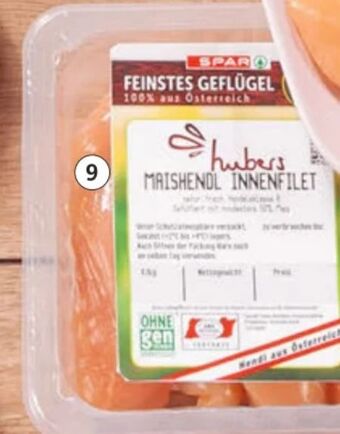 Eurospar Feinstes Geflügel Hendl-Innenfilet Angebot