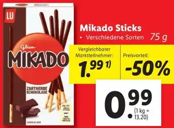 Lidl Mikado Sticks 75 g Angebot