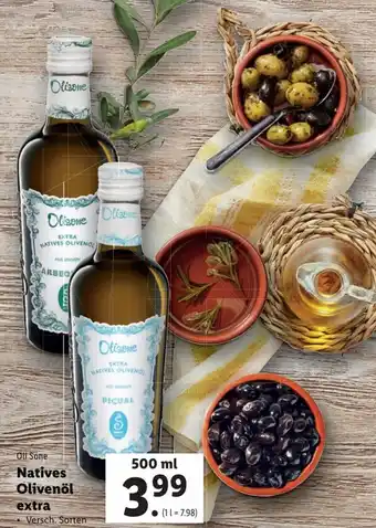 Lidl Natives Olivenöl Extra 500 ml Angebot