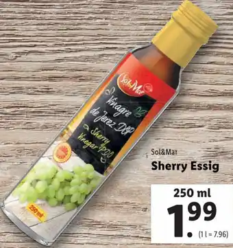 Lidl Sherry Essig 250 ml Angebot