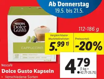 Lidl Dolce Gusto  Kapseln 112-186 G Angebot