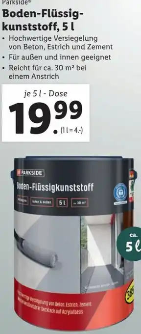 Lidl Boden-Flüssigkunststoff, 5 L Angebot