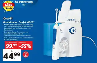 Lidl Munddusche Oxyjet MD20 Angebot