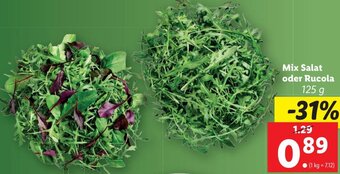 Lidl Mix Salat oder Rucola 125 g Angebot