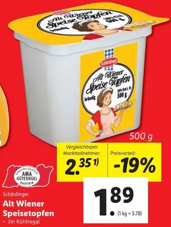 Lidl Alt Wiener Speisetopfen 500 g Angebot