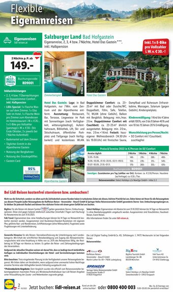 Lidl Salzburger Land Bad Hofgastein Angebot
