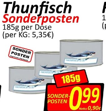Wurstico Thunfisch 185g Angebot