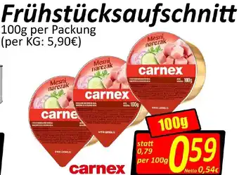 Wurstico Frühstücksaufschnitt 100g Angebot