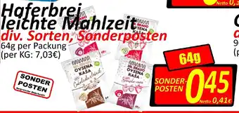 Wurstico Haferbrei Leichte Mahlzeit 64g Angebot