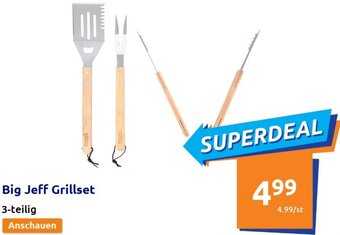 Action Big Jeff Grillset 3-teilig Angebot