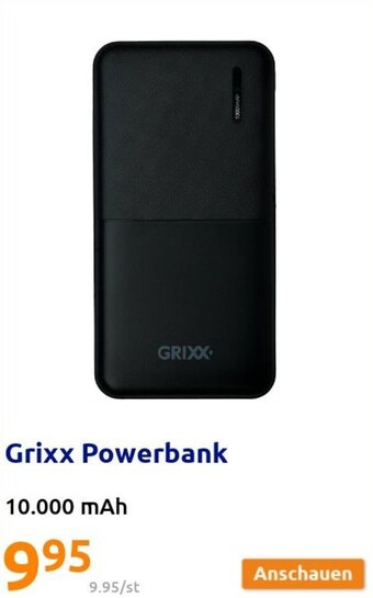 Action Grixx Powerbank 10.000 mAh Angebot