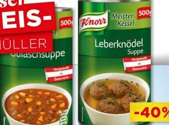 Unimarkt Meister Kessel Suppe Angebot