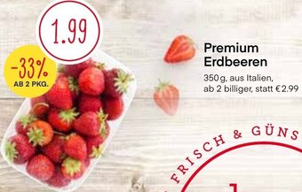 MPreis Premium Erdbeeren 350 g Angebot