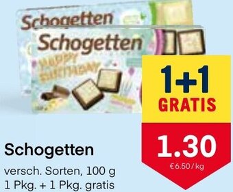 MPreis Schogetten 100 g Angebot