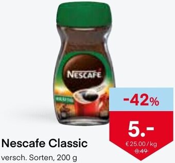 MPreis Nescafe Classic 200 g Angebot