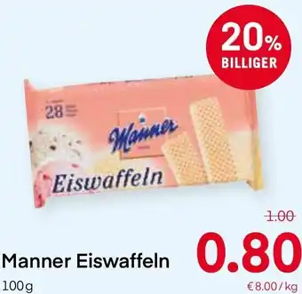 MPreis Manner Eiswaffeln 100 g Angebot