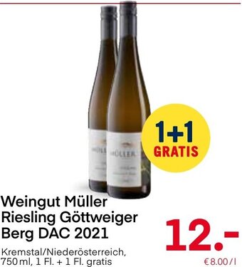 MPreis Weingut Müller Riesling Göttweiger Berg DAC 2021 750 ml Angebot