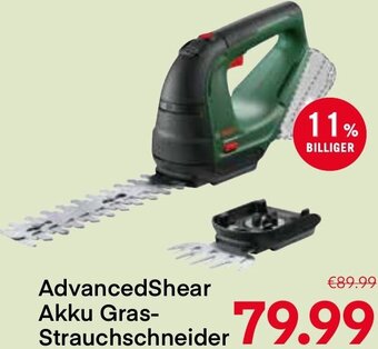 MPreis AdvancedShear Akku Gras-Strauchschneider Angebot
