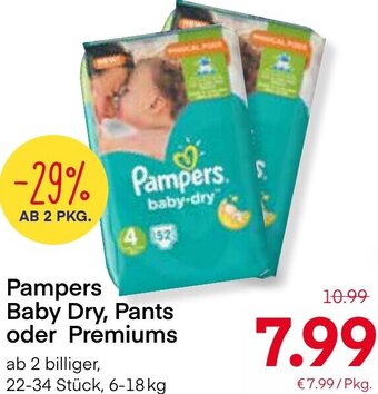 MPreis Pampers Baby Dry, Pants Oder Premiums Angebot