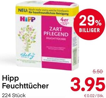MPreis Hipp Feuchttücher Angebot