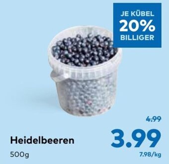 T&G Heidelbeeren 500g Angebot
