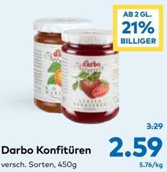 T&G Darbo Konfitüren 450 g Angebot