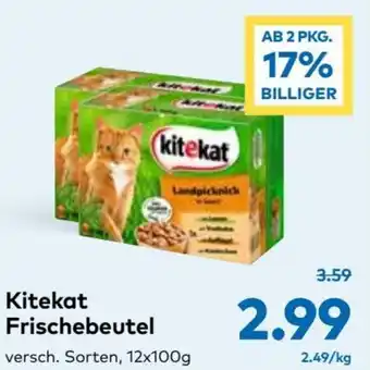 T&G Kitekat Frischebeutel 12x2100g Angebot