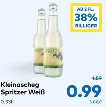 T&G Kleinoscheg Spritzer Weiß 0.33L Angebot