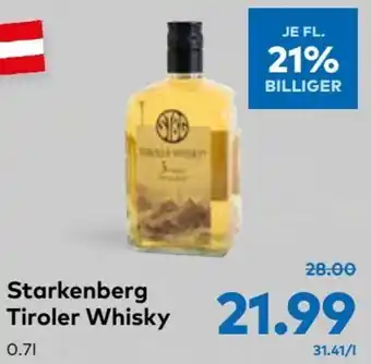 T&G Starkenberg Tiroler Whisky 0.7L Angebot