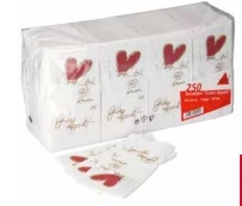 Transgourmet Servietten Herzlich Willkommen Angebot