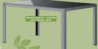 Lidl Alu-Gartentisch Houston Angebot
