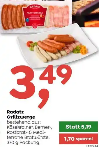 ADEG Radatz Grillzwerge 370 g Angebot