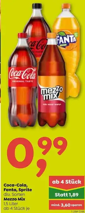 ADEG Coca-Cola, Fanta, Sprite Mezzo Mix Angebot