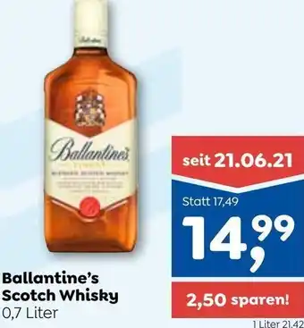 ADEG Ballantine's Scotch Whisky 0,7 Liter Angebot