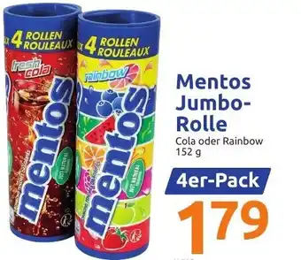 Action Mentos Jumbo-Rolle 152 g Angebot