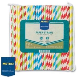 Metro Trinkhalme Papier Angebot