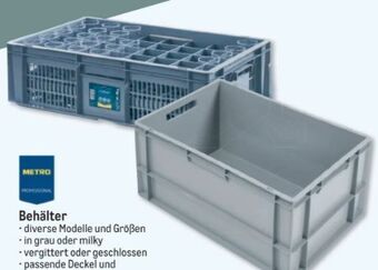 Metro Behälter Angebot